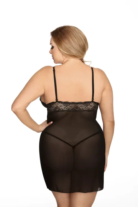 Sexy košilka Valencia - Černá