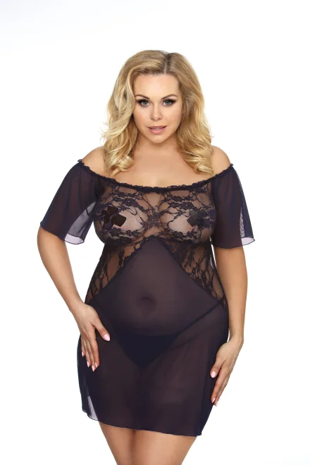 Sexy košilka Venea - Tmavě modrá