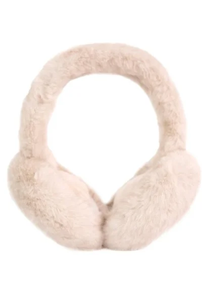 Kožešinové klapky na uši 25239 - Béžová