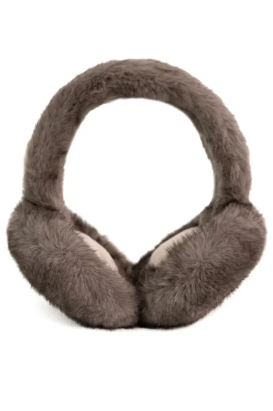 Kožešinové klapky na uši 25239 - Hnědá