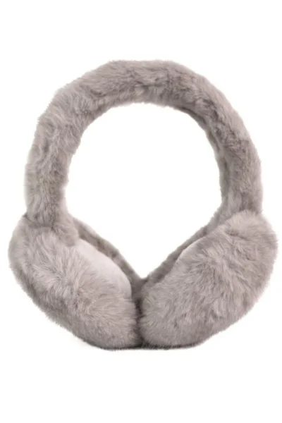 Kožešinové klapky na uši 25239 - Šedá