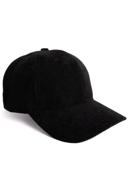 Menčestrová šiltovka 26138 Parker - unisex - Čierna