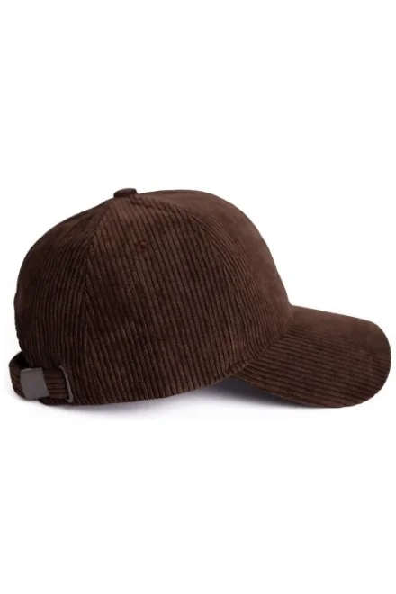 Menčestrová šiltovka 26138 Parker - unisex - Tmavohnedá