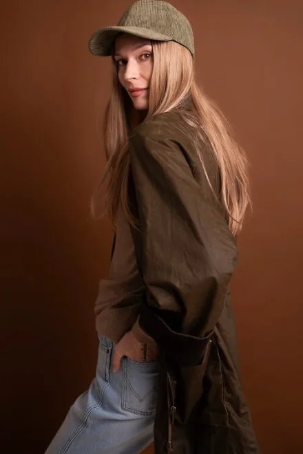 Menčestrová šiltovka 26138 Parker - unisex - Khaki