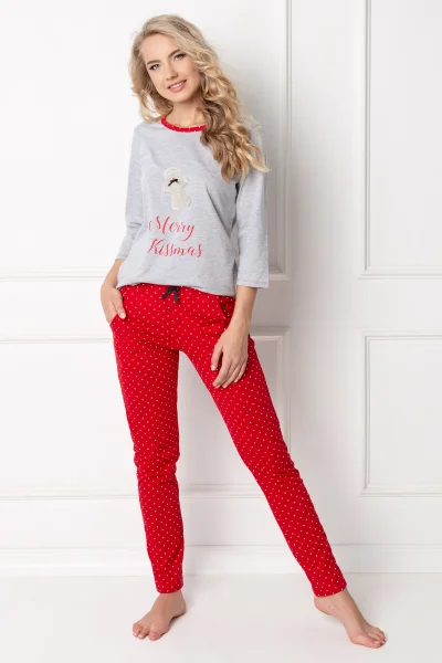 Cookie Long Grey-Red LL-GRARED