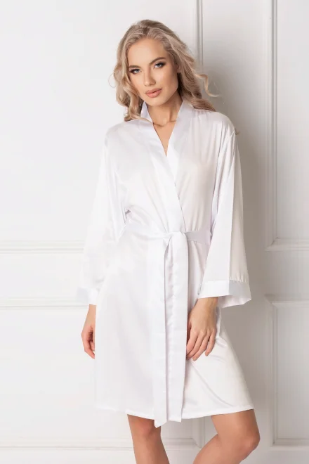 Dámský župan Classy White - Bílá
