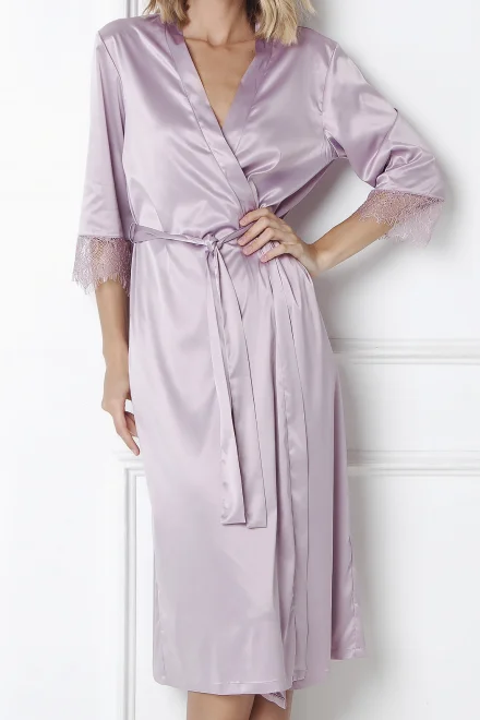 Dámský župan Celine Gown - Světle fialová