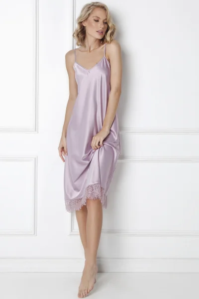 Noční košilka Celine Nightdress L - Světle fialová
