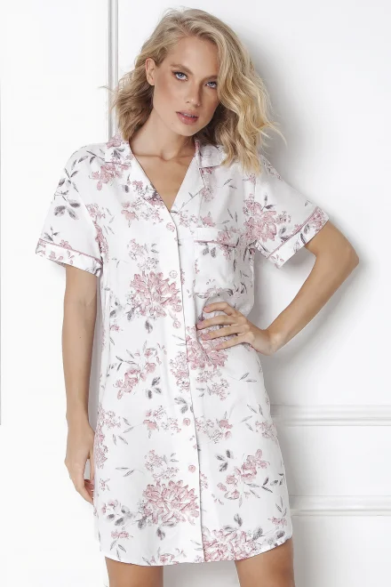 Noční košilka Daphne Nightdress M - Světle růžová