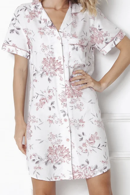 Noční košilka Daphne Nightdress M - Světle růžová