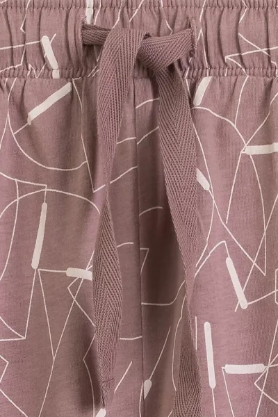 Dámské pyžamo NLP-509 - bavlna - Starorůžová