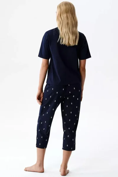 Dámské pyžamo NLP-511 - 3/4 - Tmavě modrá