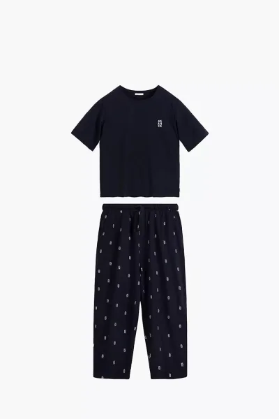 Dámské pyžamo NLP-511 - 3/4 - Tmavě modrá