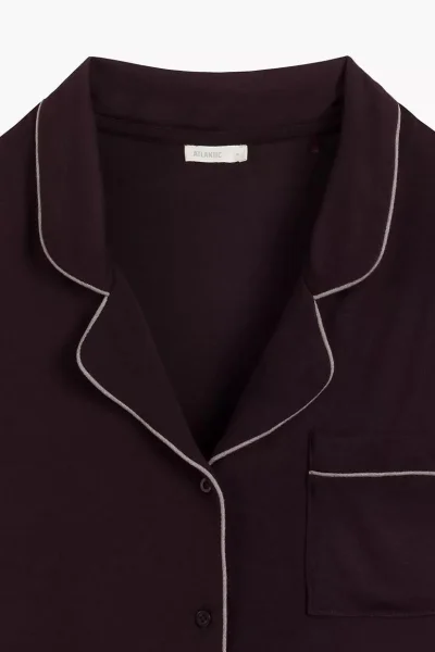 Dámské pyžamo NLP-496 - modal - Vínově-červená