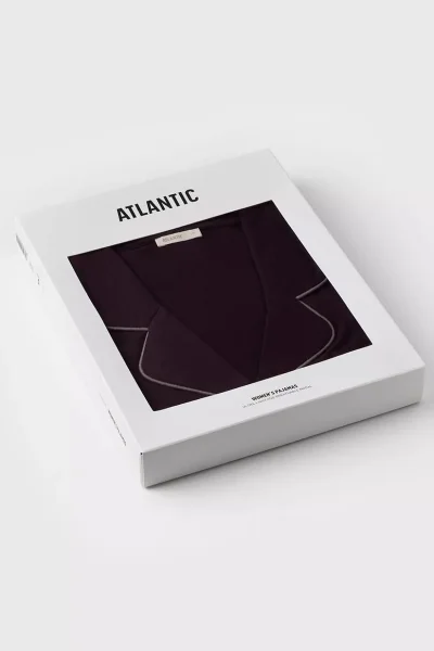 Dámské pyžamo NLP-496 - modal - Vínově-červená