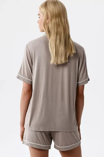 Dámské pyžamo NLP-496 - modal - Šedá