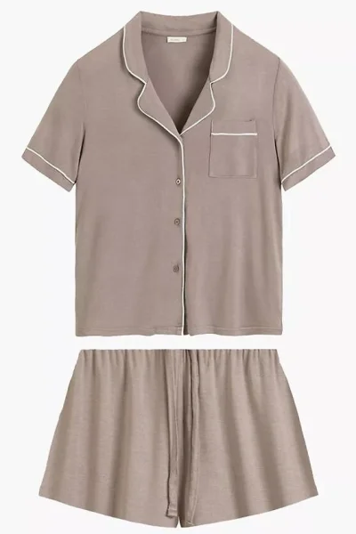 Dámské pyžamo NLP-496 - modal - Šedá