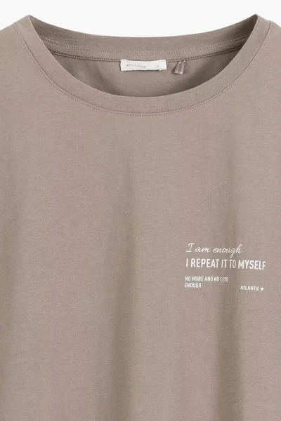 Dámské pyžamo NLP-506 - bavlna - Šedá