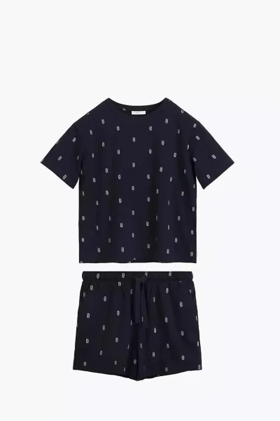 Dámské pyžamo NLP-510 - Tmavě modrá