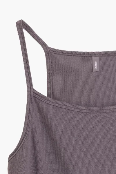 Tílko LV-002 - tenká ramínka - Tmavě šedá