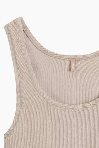 Tílko LV-003 - široká ramínka - Béžová