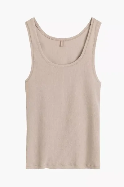 Tílko LV-003 - široká ramínka - Béžová