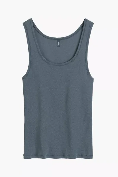 Tílko LV-003 - široká ramínka - Zeleno-tmavěmodrá