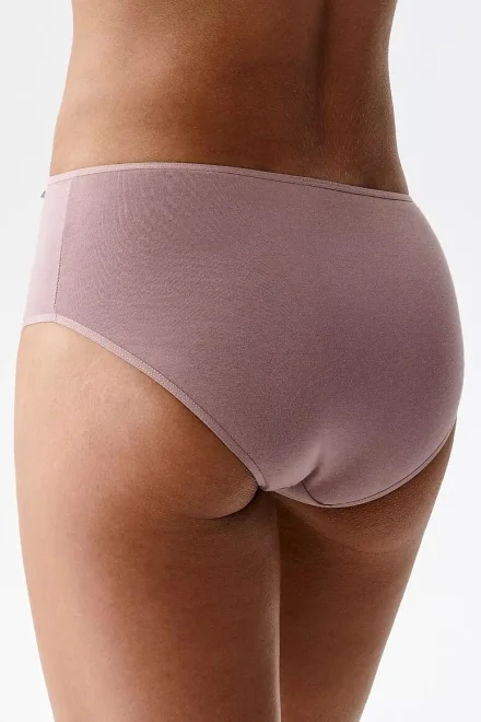 3 PACK francouzské kalhotky 3CLP-020/L26 - Fialovo-růžová
