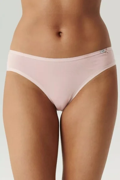 3PACK kalhotky 3CLP-001 - bikiny - Béžovo-šedá