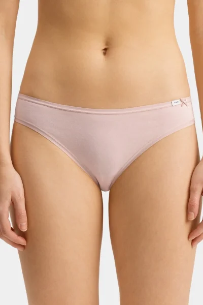 3PACK kalhotky 3CLP-001 - bikiny - Béžovo-růžová