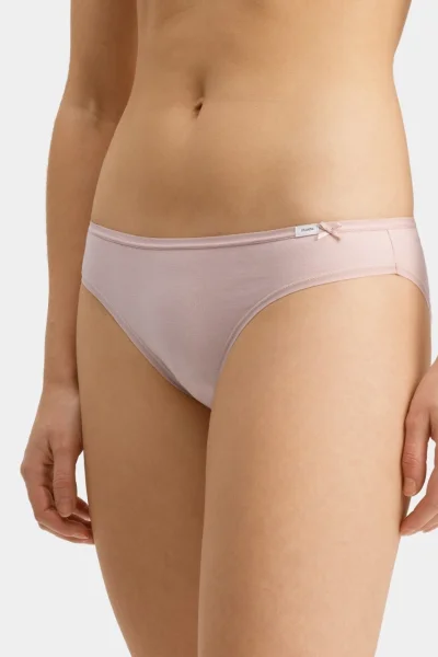 3PACK kalhotky 3CLP-001 - bikiny - Béžovo-růžová