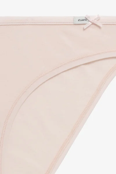 3PACK kalhotky 3CLP-001 - bikiny - Béžovo-růžová