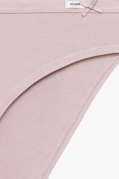 3 PACK kalhotky 3CLP-002 - bavlna - Šedo-ružová