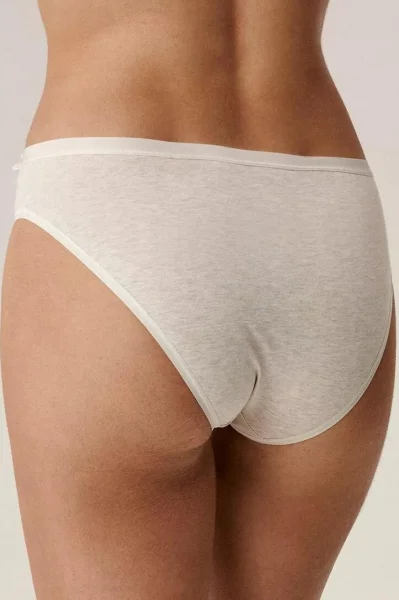 3 PACK kalhotky 3CLP-002 - bavlna - Šedo-ružová