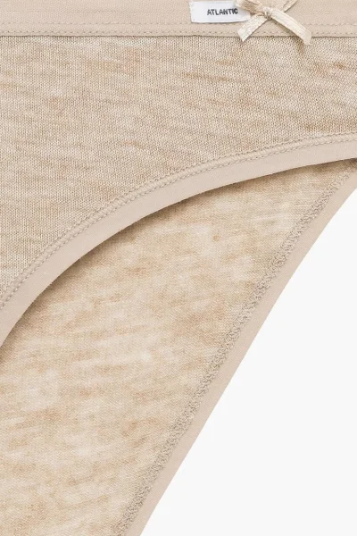 3 PACK kalhotky 3CLP-002 - bavlna - Fialovo-béžová