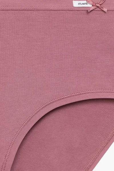 3 PACK kalhotky 3CLP-004 - bavlna - Béžovo-růžová