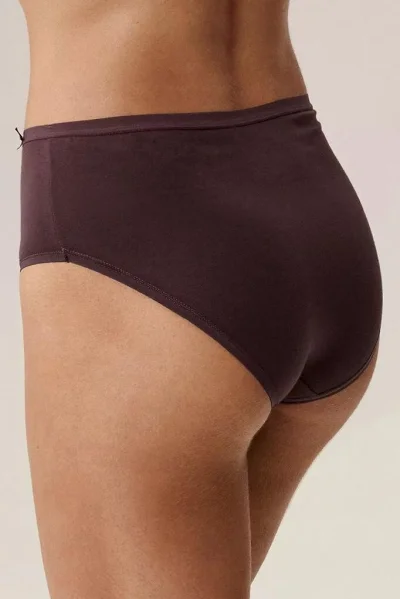 3 PACK kalhotky 3CLP-004 - bavlna - Fialovo-růžová