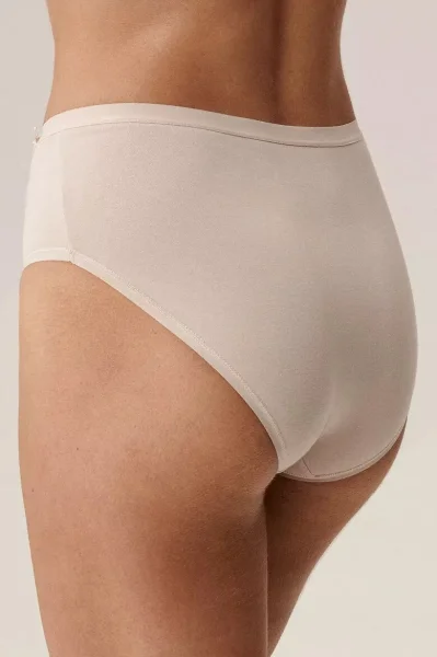 3 PACK kalhotky 3CLP-004B - bavlna - Béžová-ecru
