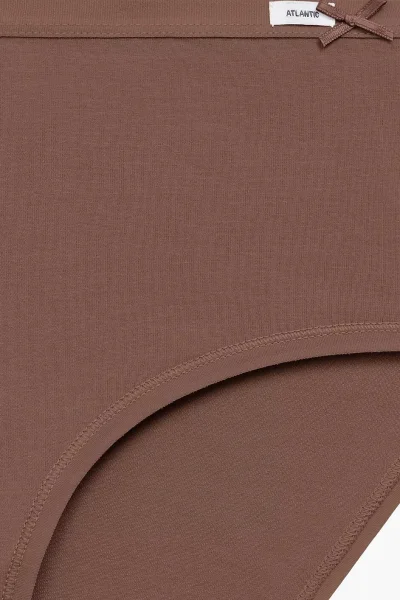 3 PACK kalhotky 3CLP-004B - bavlna - Hnědo-černá