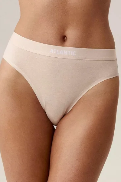 3 PACK kalhotky 3CLP-012B - bavlna - Béžová-ecru