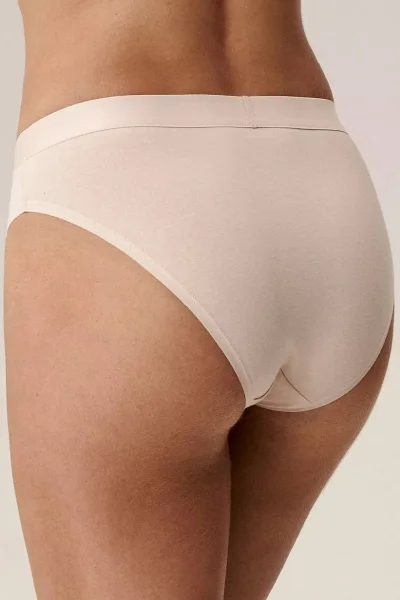 3 PACK kalhotky 3CLP-012B - bavlna - Béžová-ecru