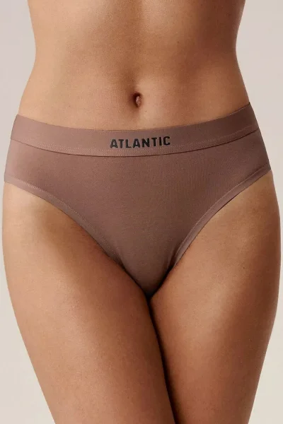 3 PACK kalhotky 3CLP-012B - bavlna - Hnědo-černá