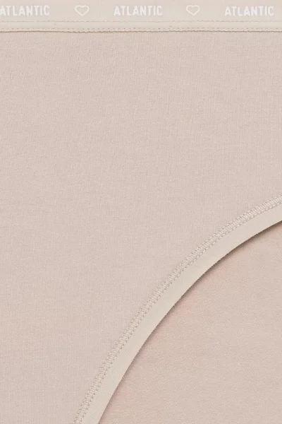 3 PACK kalhotky 3CLP-010B - bavlna - Béžová-ecru