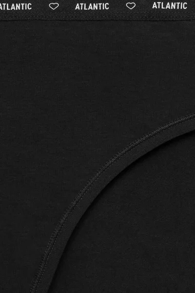 3 PACK kalhotky 3CLP-010B - bavlna - Hnědo-černá