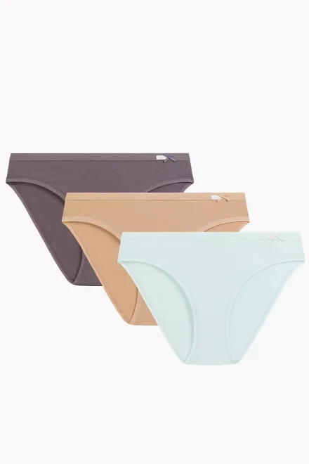 3 PACK kalhotky 3CLP-002/L26 - Mátová
