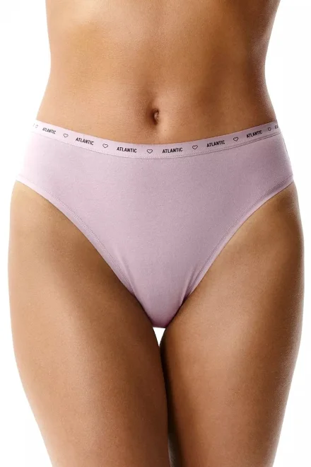 3 PACK nohavičky 3CLP-010 - vysoký pas - Svetloružová