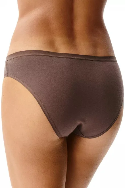 6 PACK kalhotky 6CLP-002 - sportovní - Hnědo-béžová