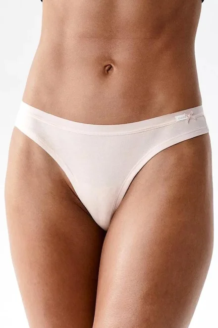 3 PACK tanga 3CLP-017 - Ecru
