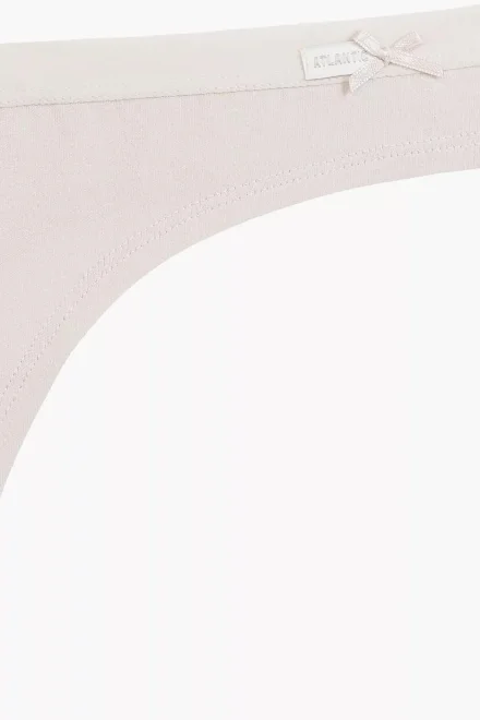 3 PACK tanga 3CLP-017 - Ecru