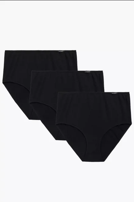 3 PACK kalhotky 3BLP-585 - Maxi - Černá